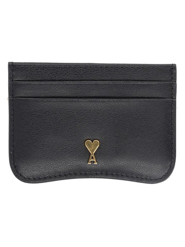 AMI PARIS - Card Holder Wallet - Unisex Black UNI