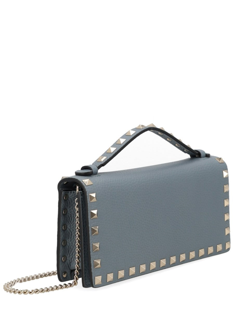 Valentino Garavani Valentino Garavani - PORTAFOGLIO "ROCKSTUD" CON CATENA