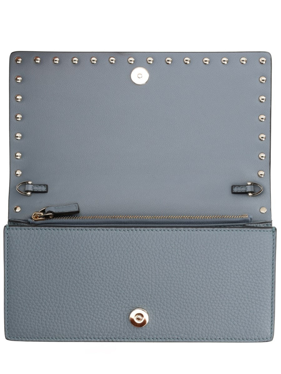Valentino Garavani Valentino Garavani - PORTAFOGLIO "ROCKSTUD" CON CATENA