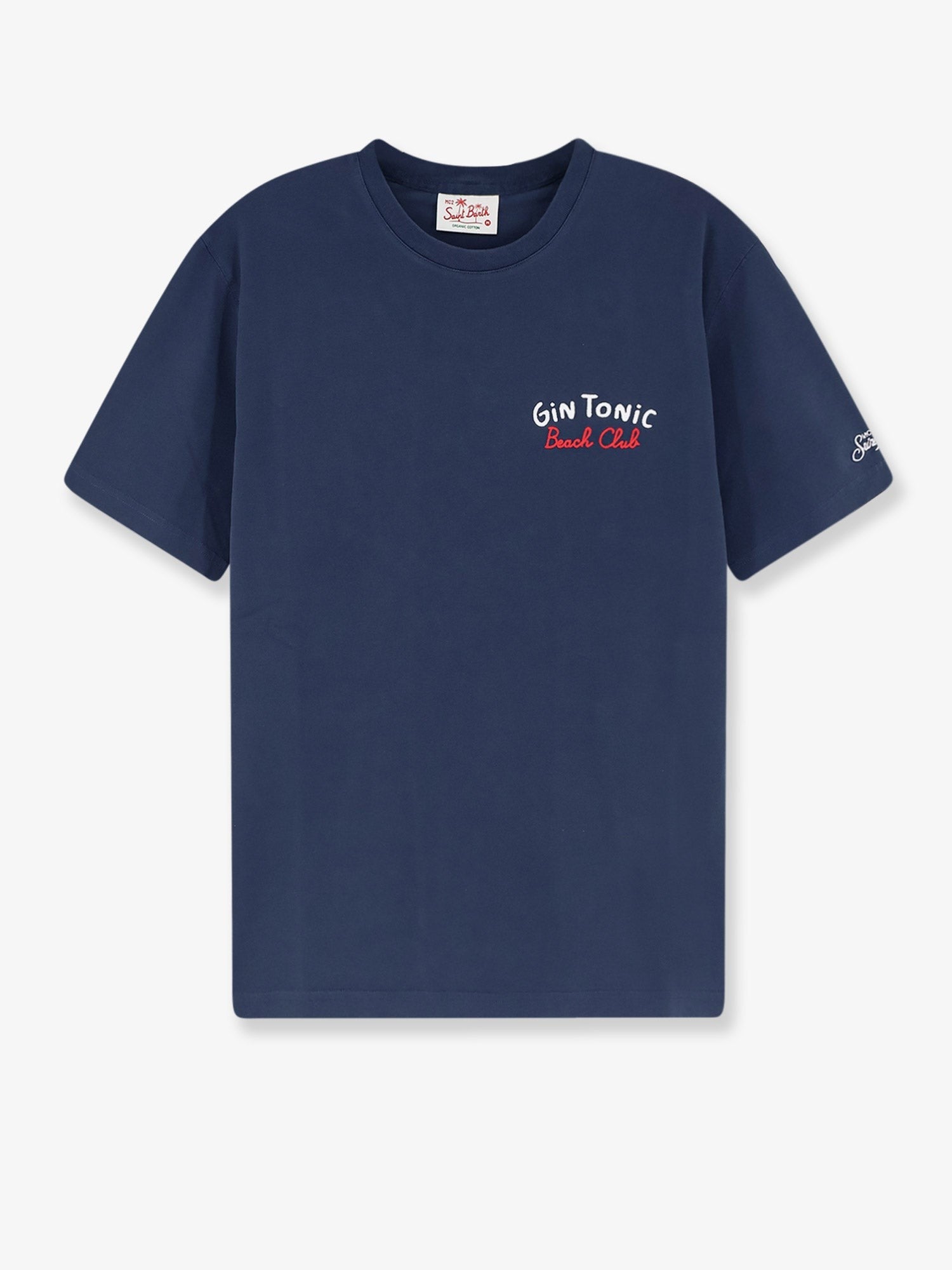MC2 SAINT BARTH MC2 SAINT BARTH - Portland cotton T-shirt with front embroidery