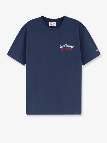 MC2 SAINT BARTH MC2 SAINT BARTH - Portland cotton T-shirt with front embroidery