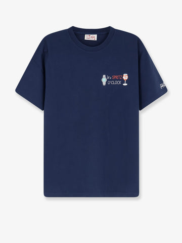 MC2 SAINT BARTH MC2 SAINT BARTH - Portofino cotton T-shirt with embroidered logo on the front