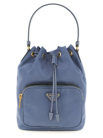 PRADA - 'Prada Duet' bucket bag Light Blue U
