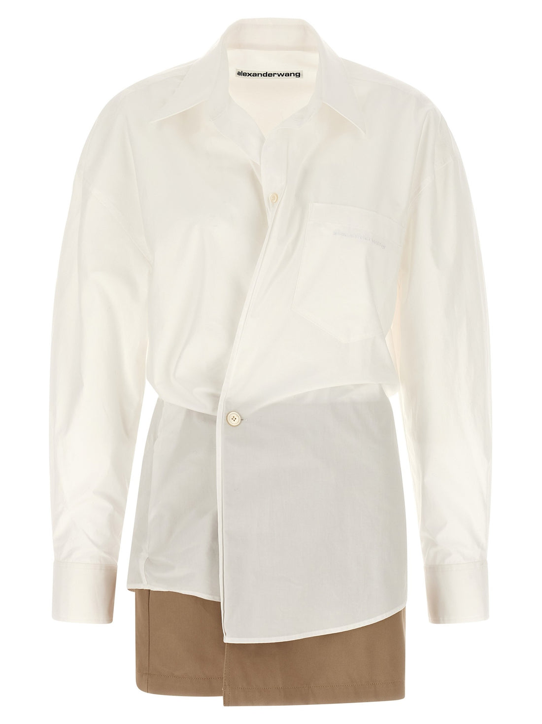 Alexander Wang - 'Pre-styled wrap dress' dress White