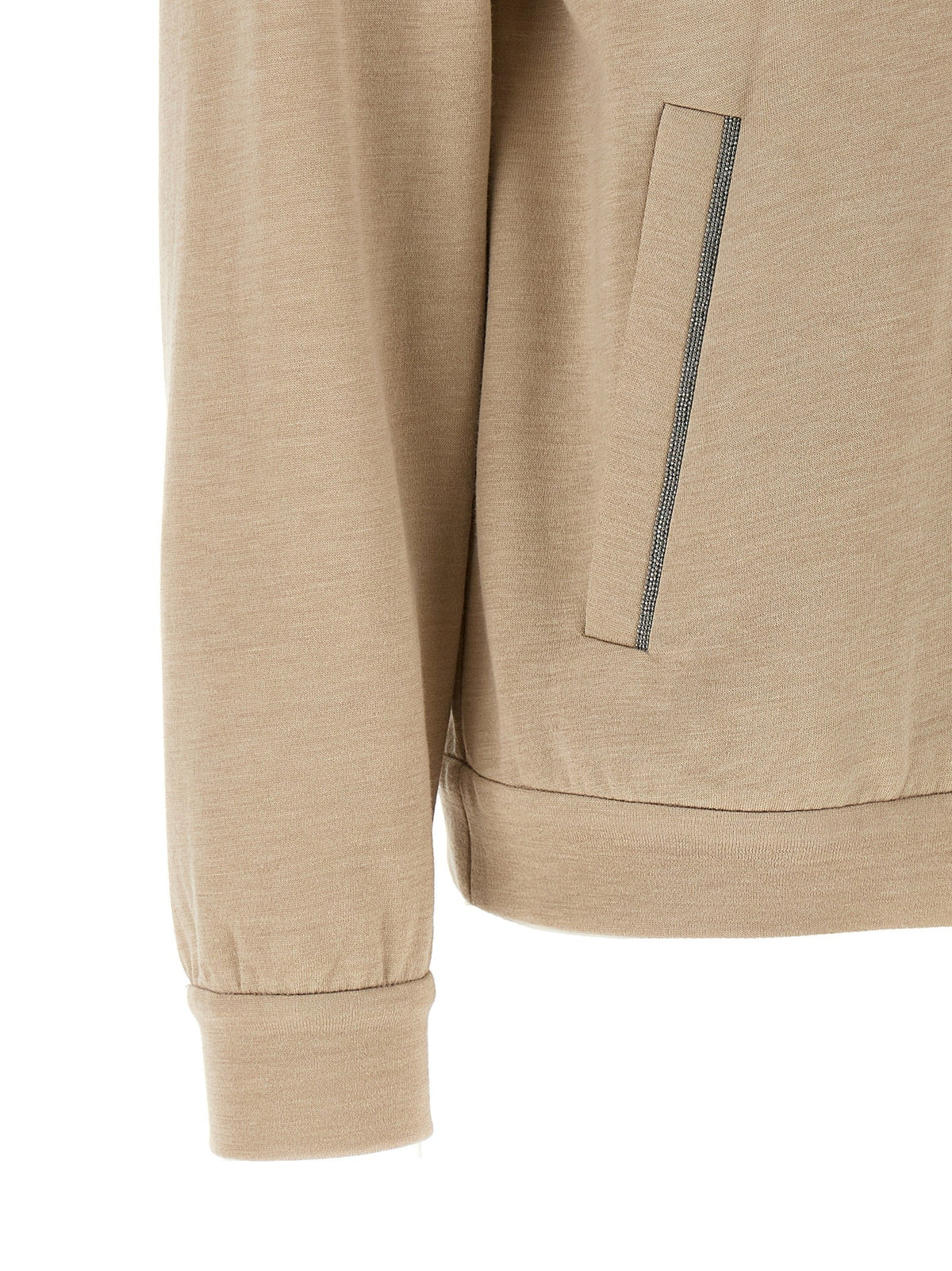 Brunello Cucinelli - 'Precious Zipper Pull' hoodie