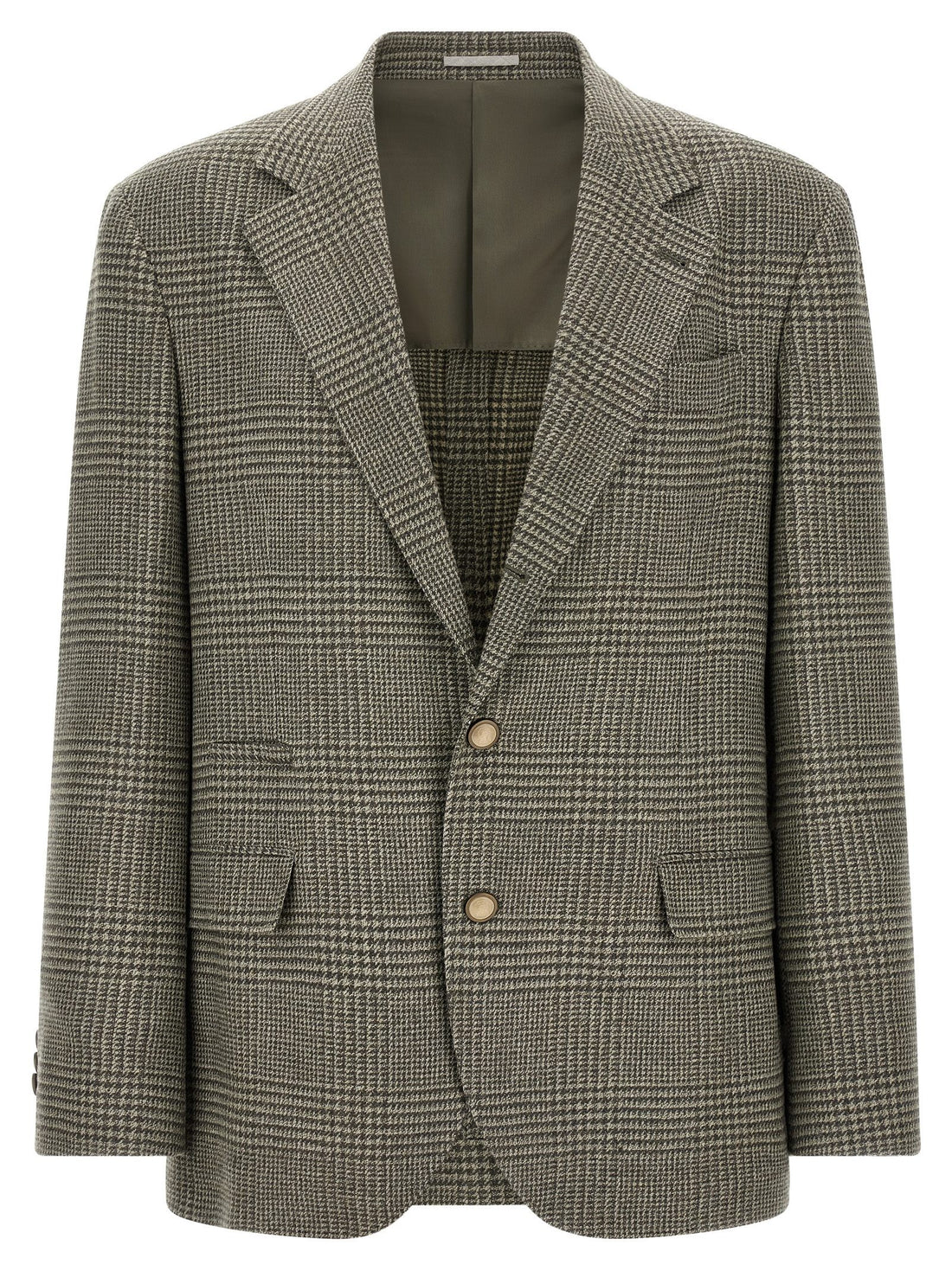 Brunello Cucinelli - Prince of Wales blazer GREEN