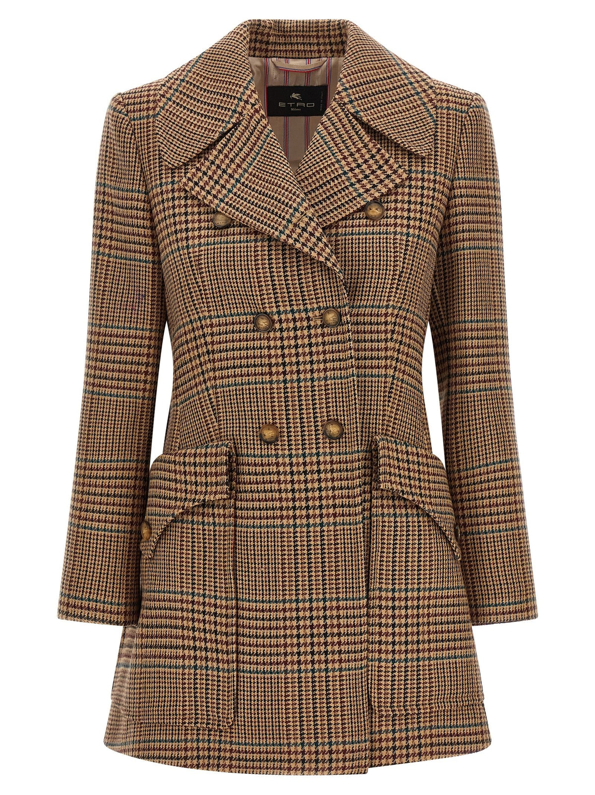 Etro - Prince of Wales coat