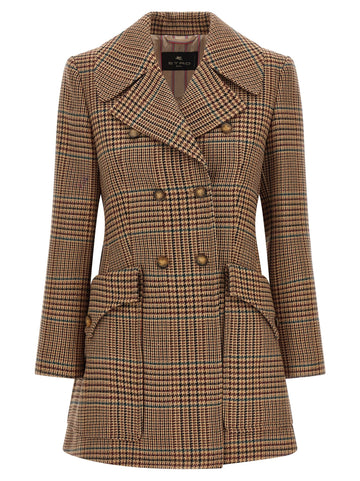 Etro - Prince of Wales coat