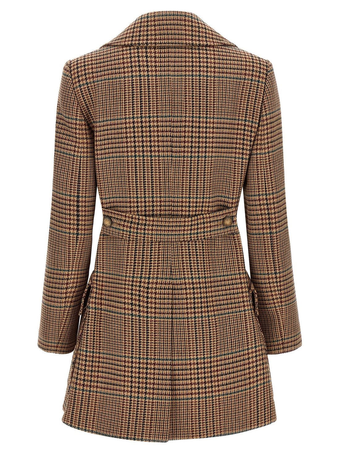 Etro - Prince of Wales coat Brown 42 IT