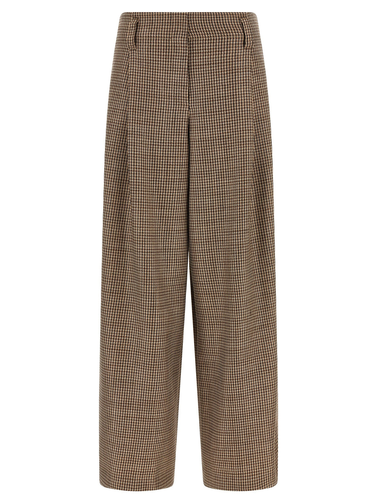 Brunello Cucinelli - Prince of Wales lamé pants