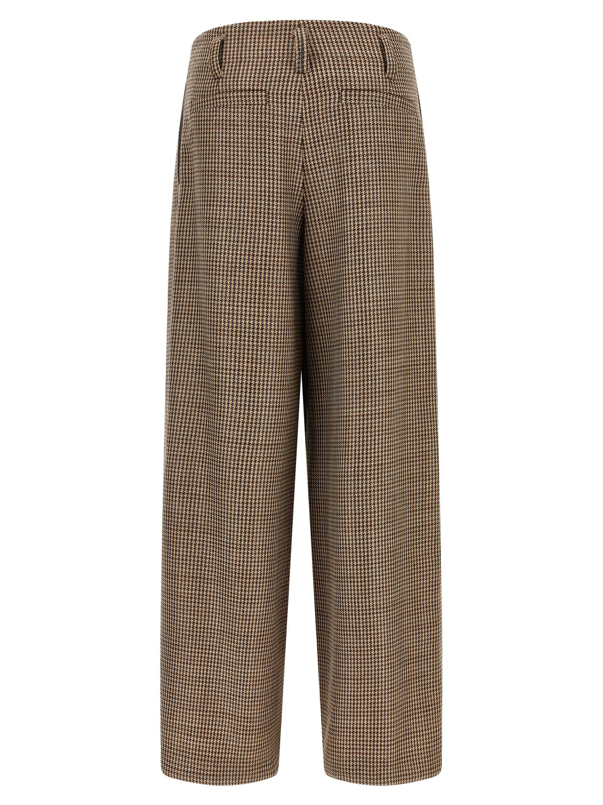 Brunello Cucinelli - Prince of Wales lamé pants