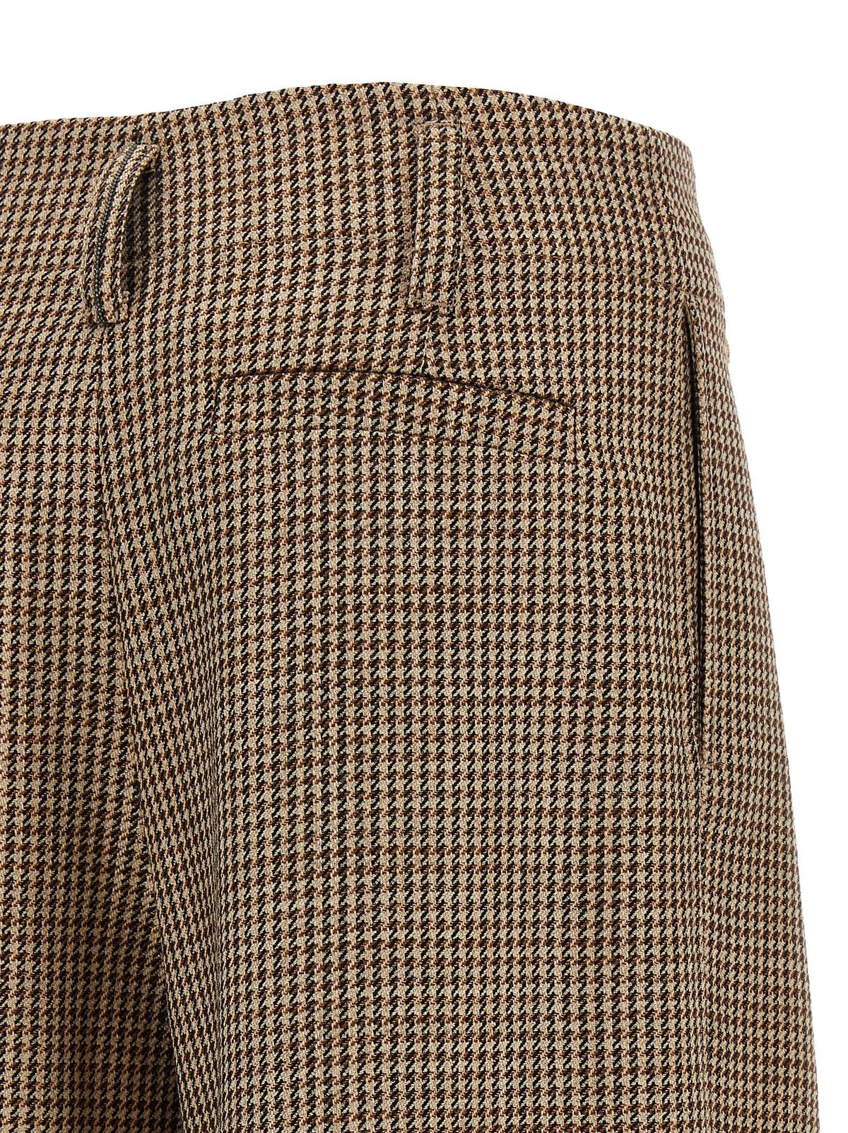 Brunello Cucinelli - Prince of Wales lamé pants