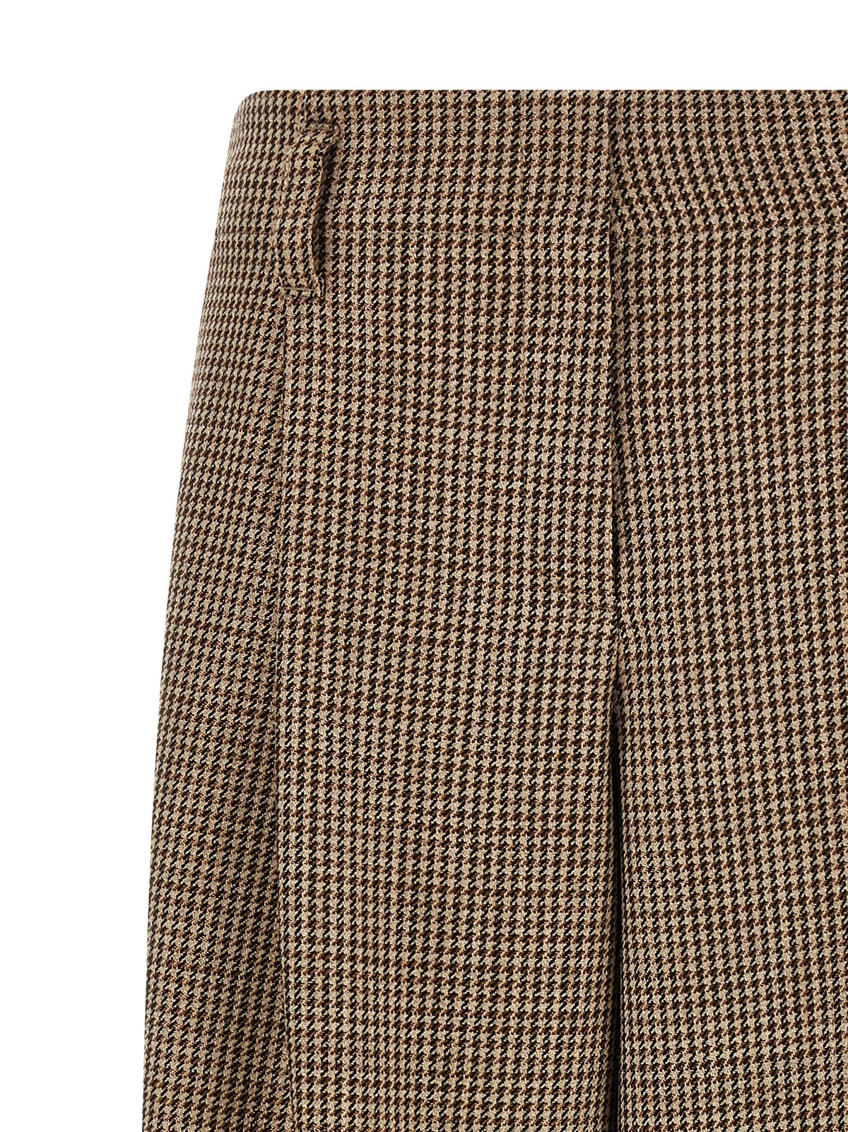 Brunello Cucinelli - Prince of Wales lamé pants
