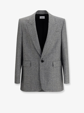 Saint Laurent Prince of Wales wool blazer