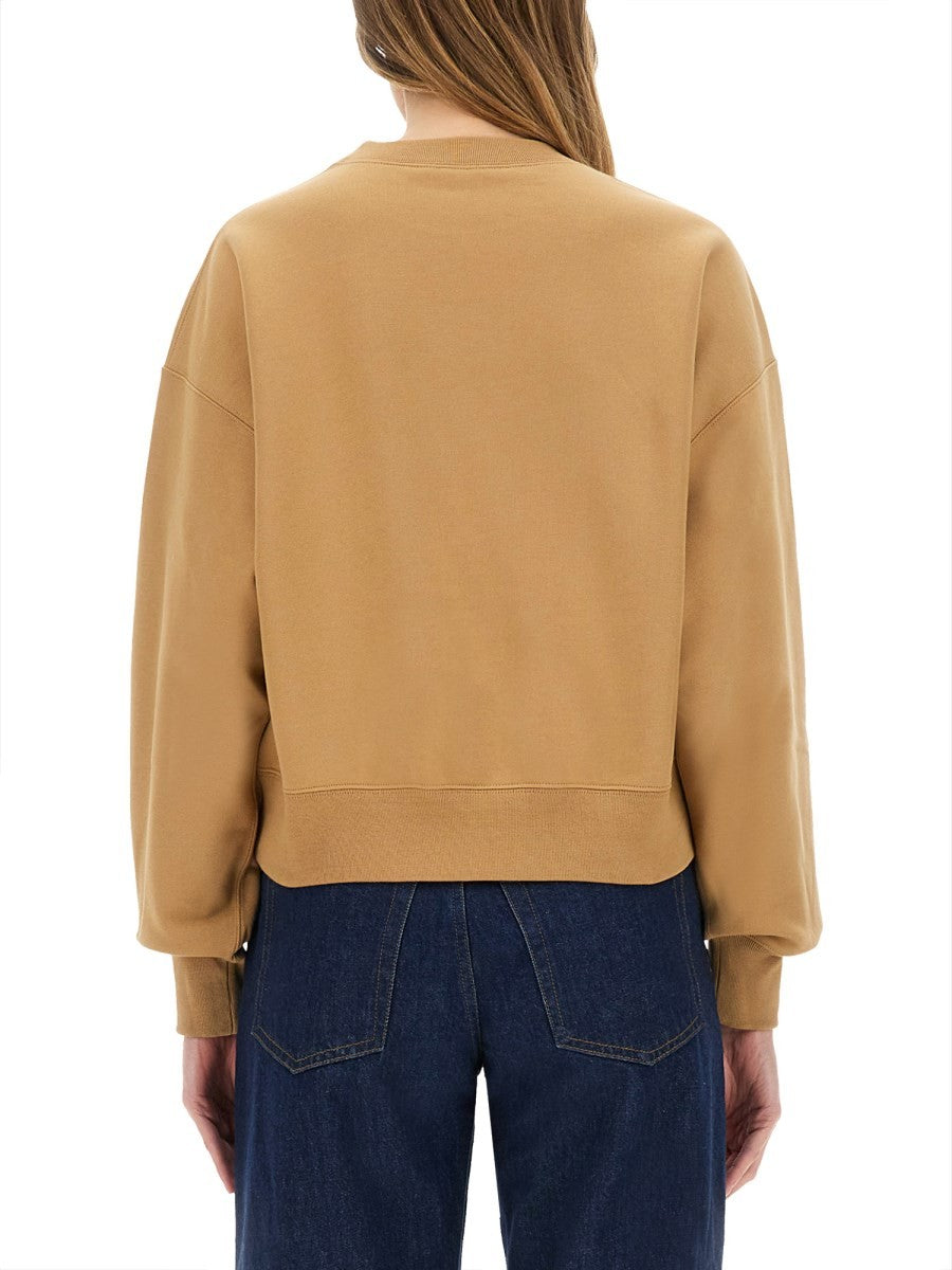 PRINTED COTTON JERSEY SWEATSHIRT