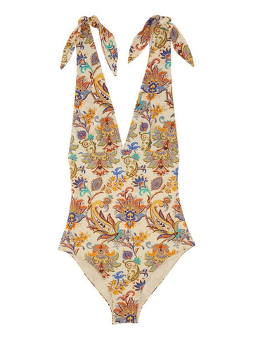 Etro PRINTED ONE-PIECE SWIMSUIT