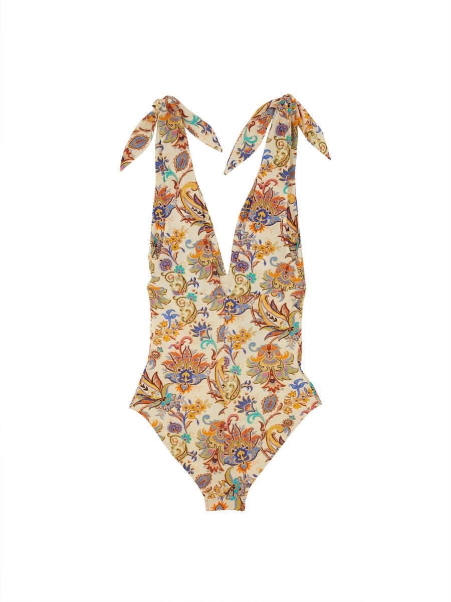 PRINTED ONE-PIECE SWIMSUIT