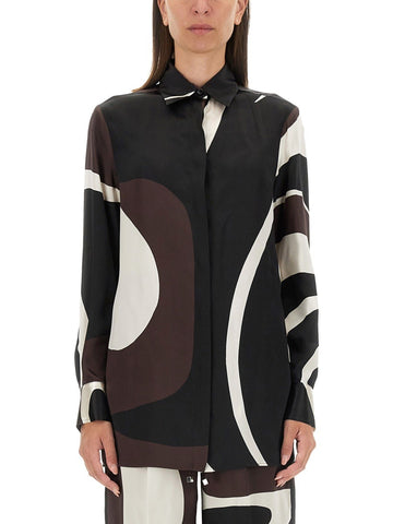 KITON PRINTED SHIRT
