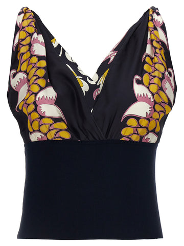 Tory Burch - Printed silk top