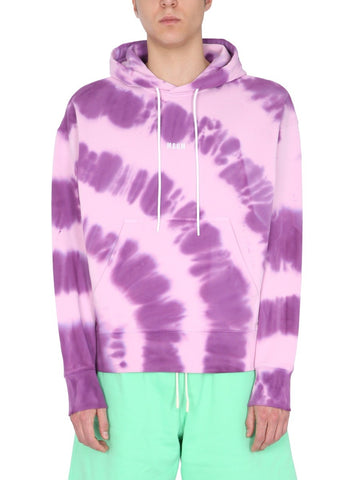 msgm - PRINTED SWEATSHIRT WITH MICRO LOGO printed-sweatshirt-with-micro-logo_a078fd39-2c0c-4194-a0ec-9f85e5bc82ad