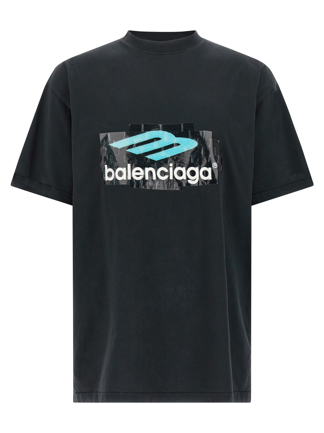 Balenciaga - Printed T-shirt Black