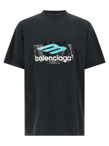 Balenciaga - Printed T-shirt