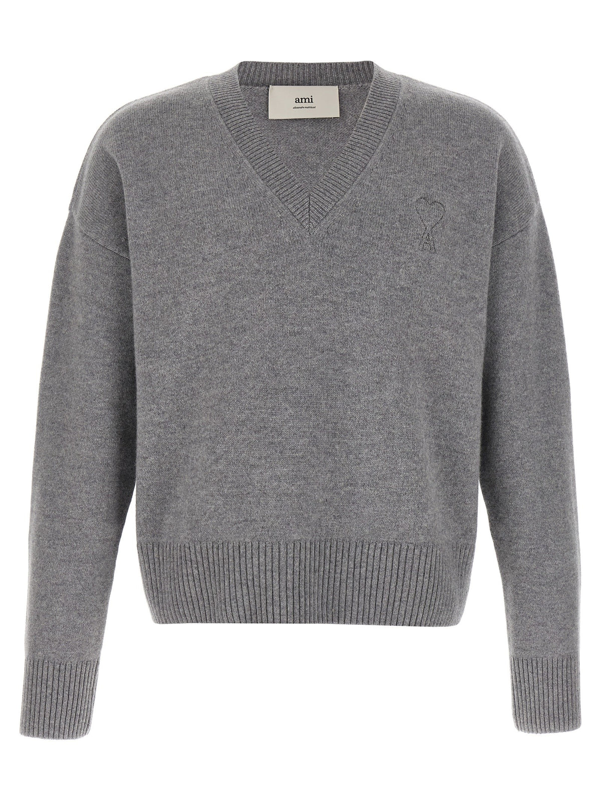 AMI PARIS - Puff logo patch sweater