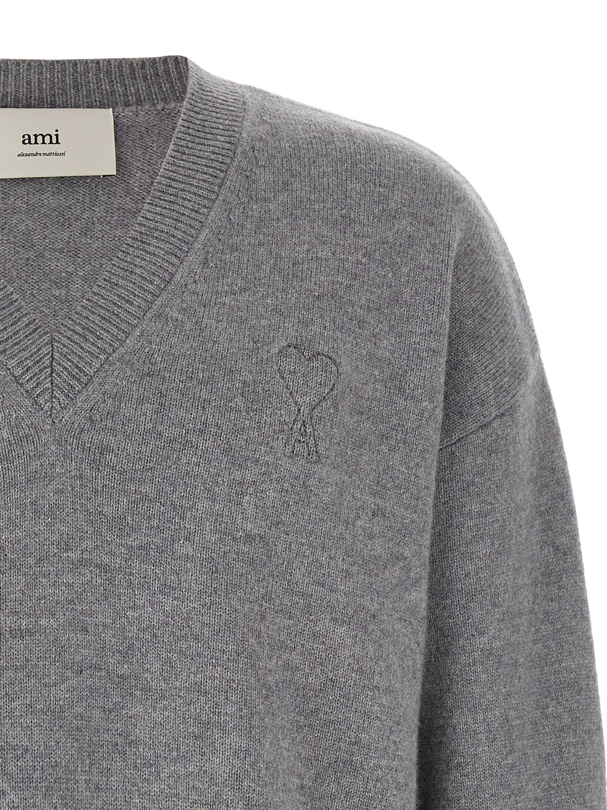 AMI PARIS - Puff logo patch sweater
