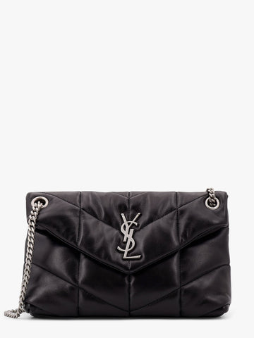 Saint Laurent Saint Laurent - Puffer matelassé leather crossbody bag