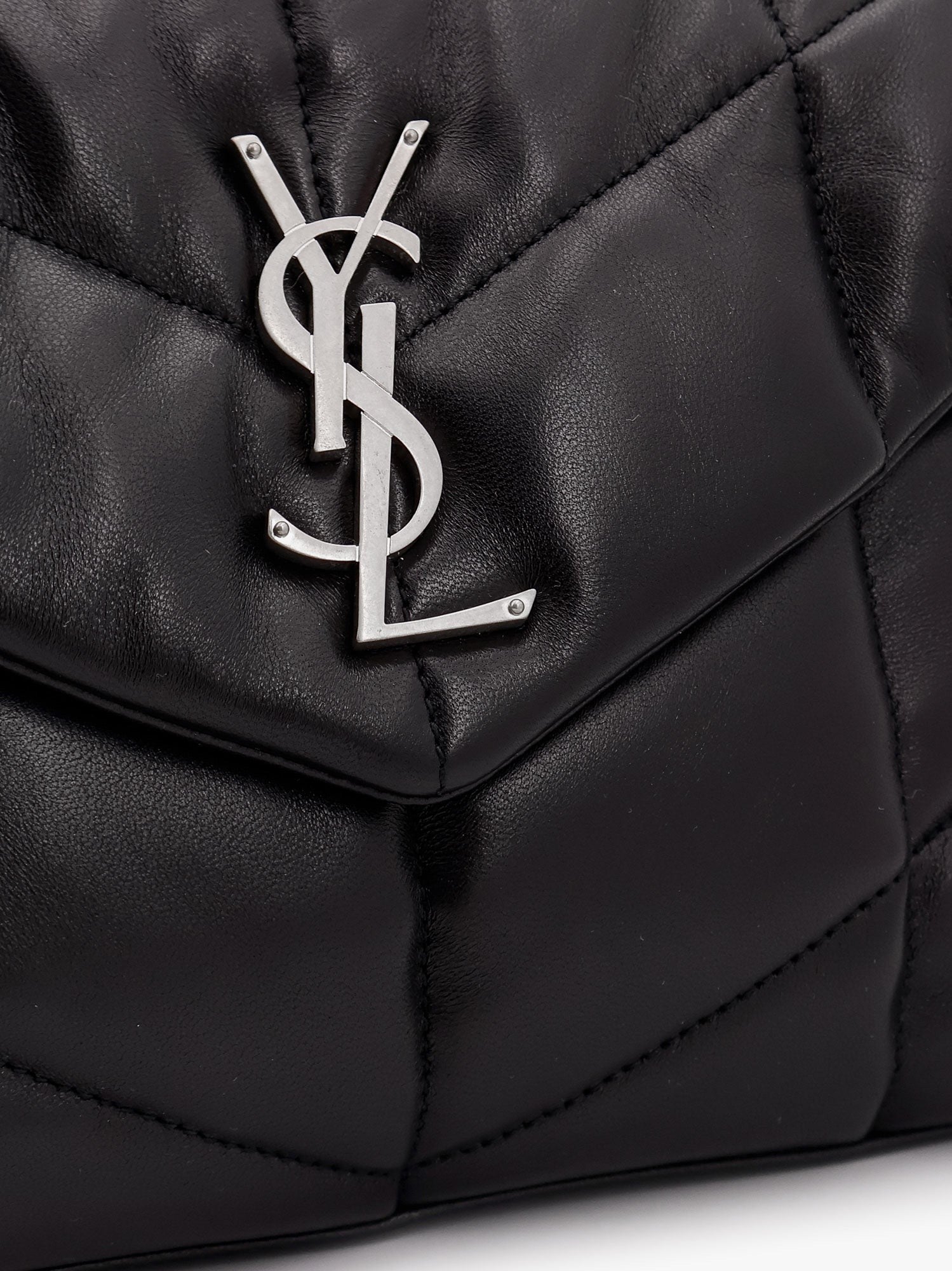 Saint Laurent Saint Laurent - Puffer matelassé leather crossbody bag