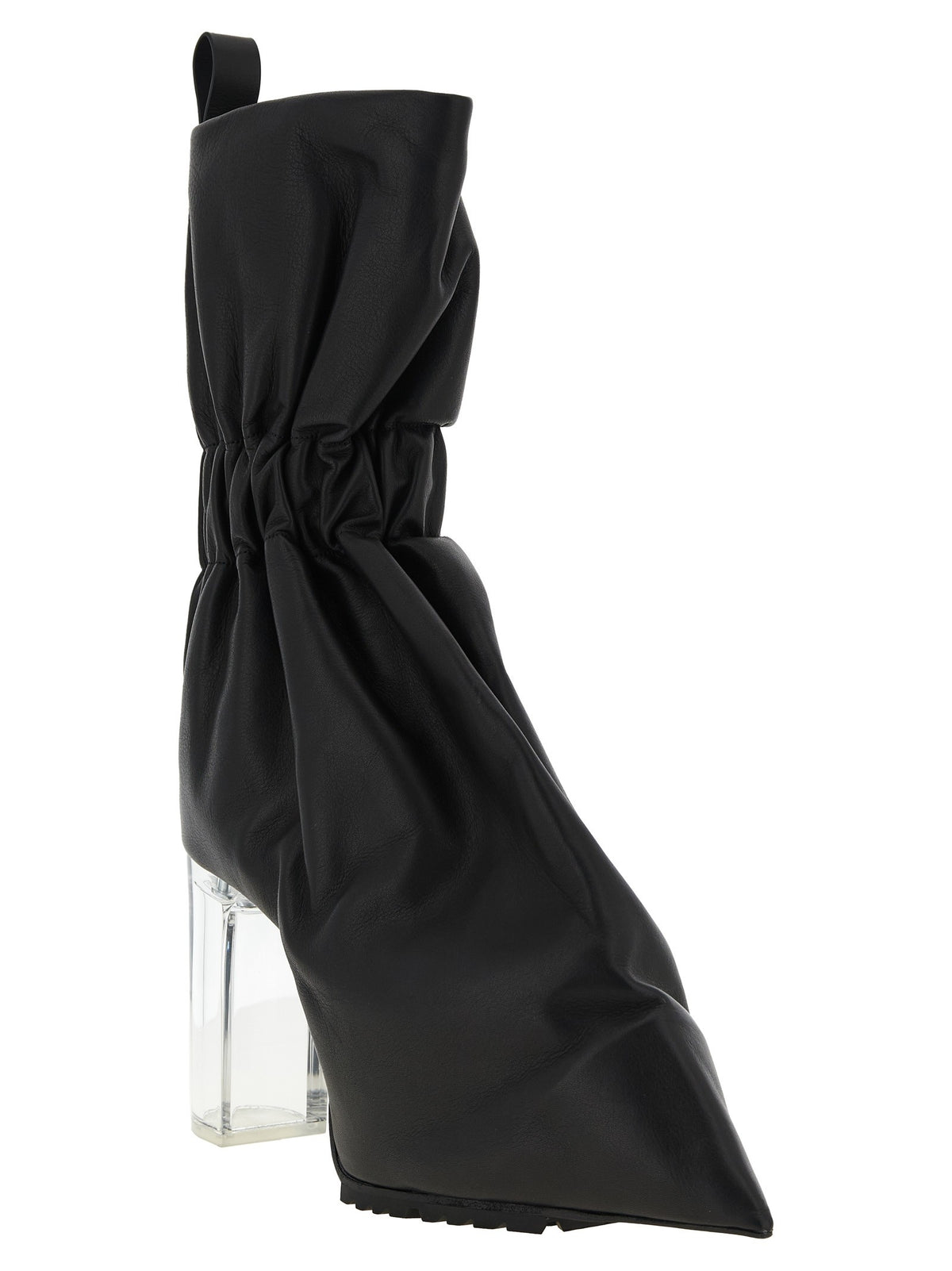 RICK OWENS - 'Pull On Cuffed Taquito' ankle boots