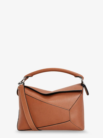LOEWE - Puzzle Edge leather handbag with engraved Anagram logo