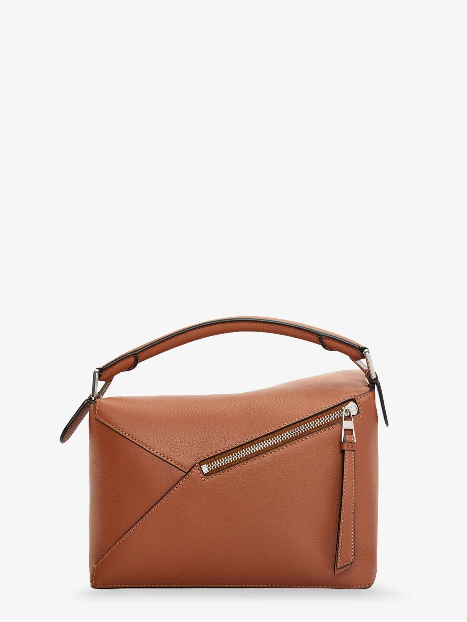LOEWE - Puzzle Edge leather handbag with engraved Anagram logo