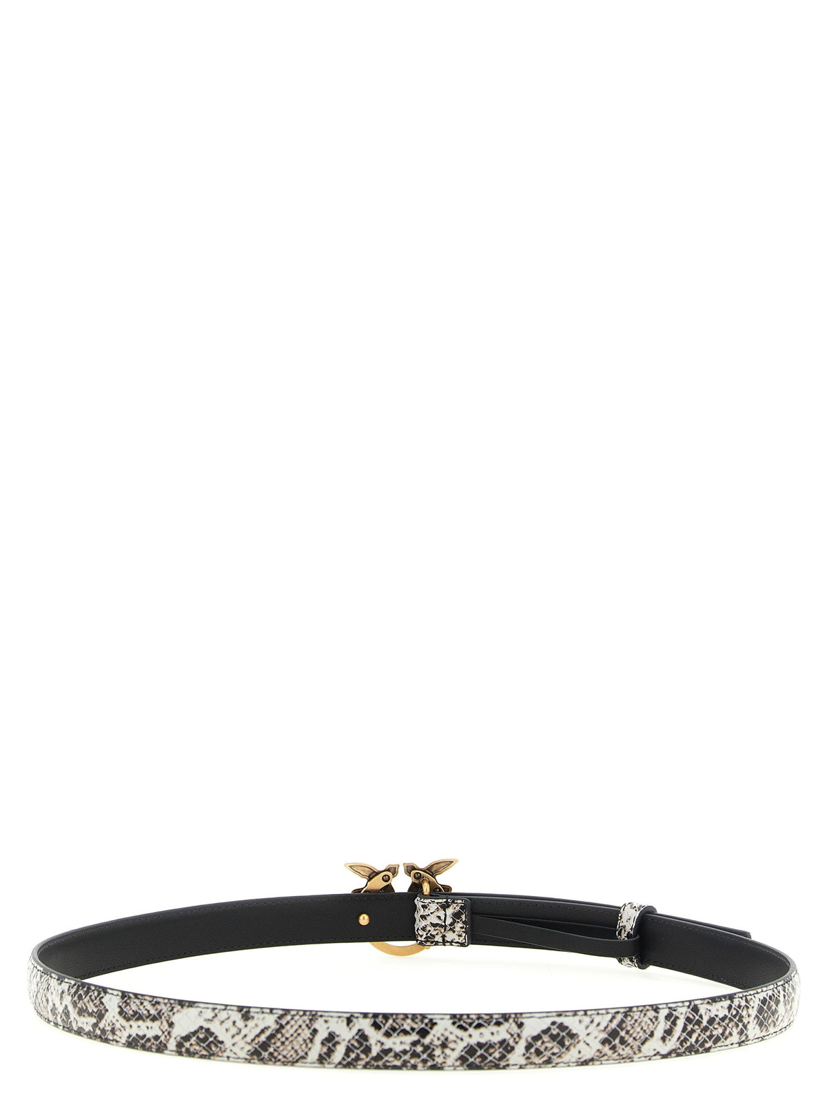 Pinko - Python print leather belt