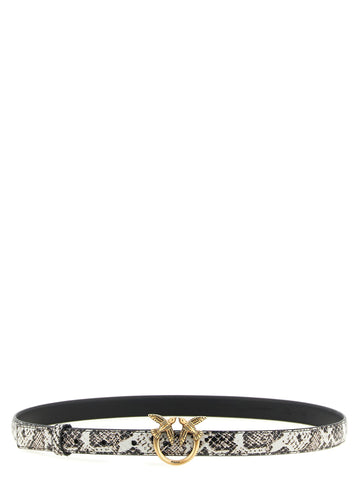 Pinko - Python print leather belt