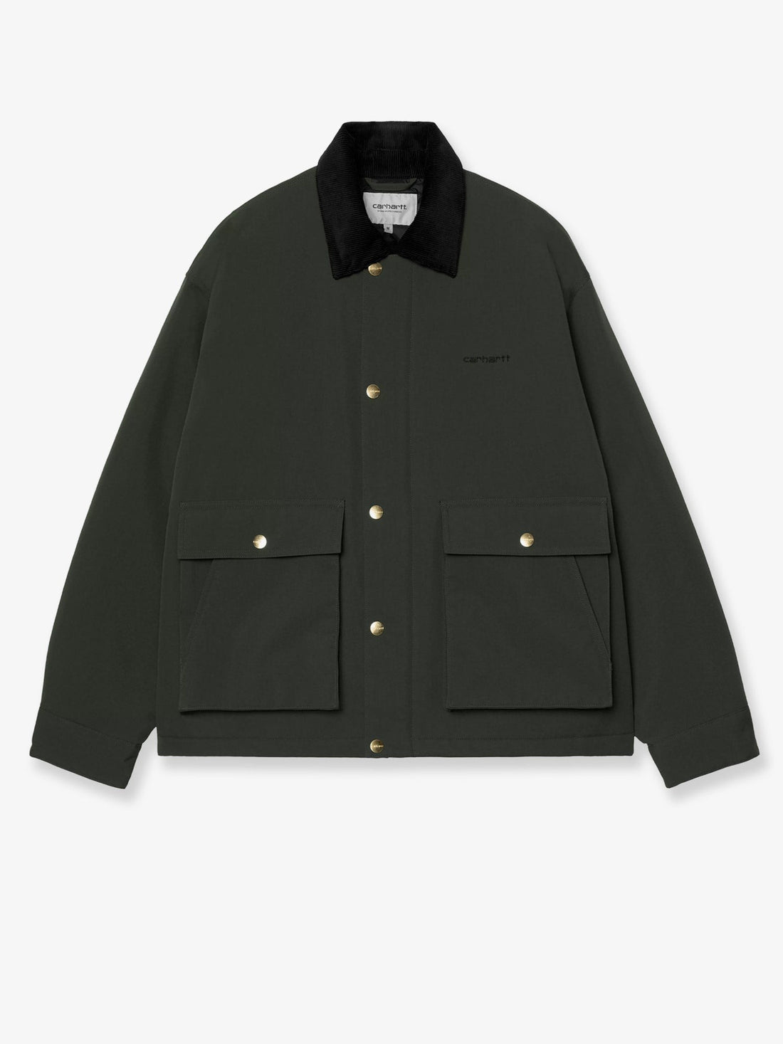 Carhartt WIP - Quentin nylon jacket with embroidered logo on the front Ravenblack M