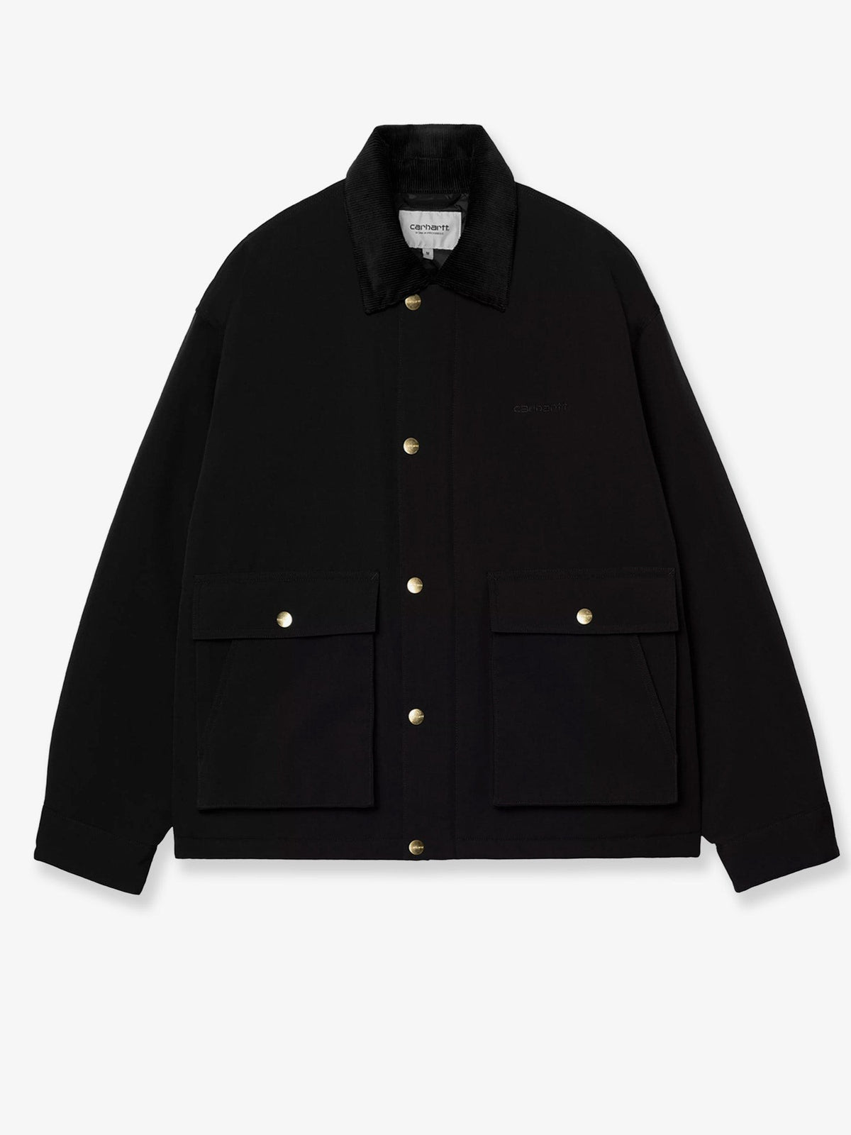 Carhartt WIP - Quentin nylon jacket with embroidered logo on the front Black