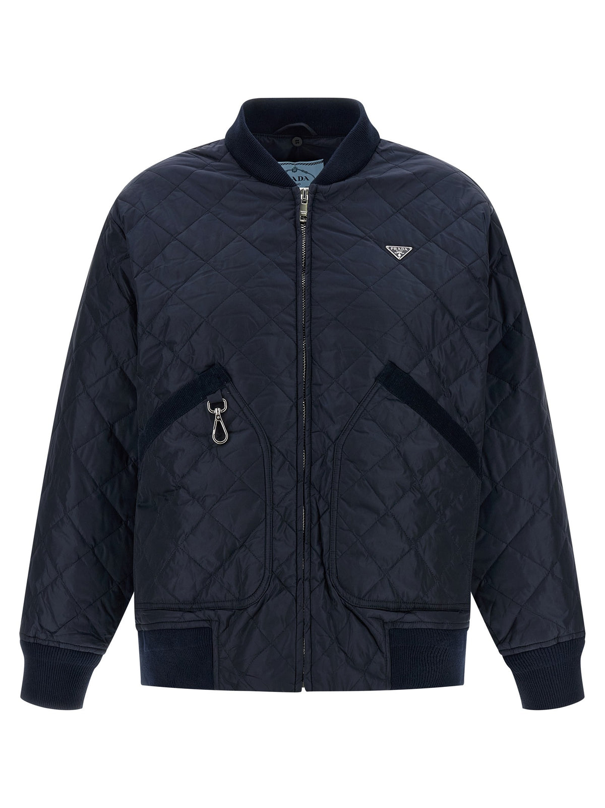 PRADA - Quilted hooded jacket
