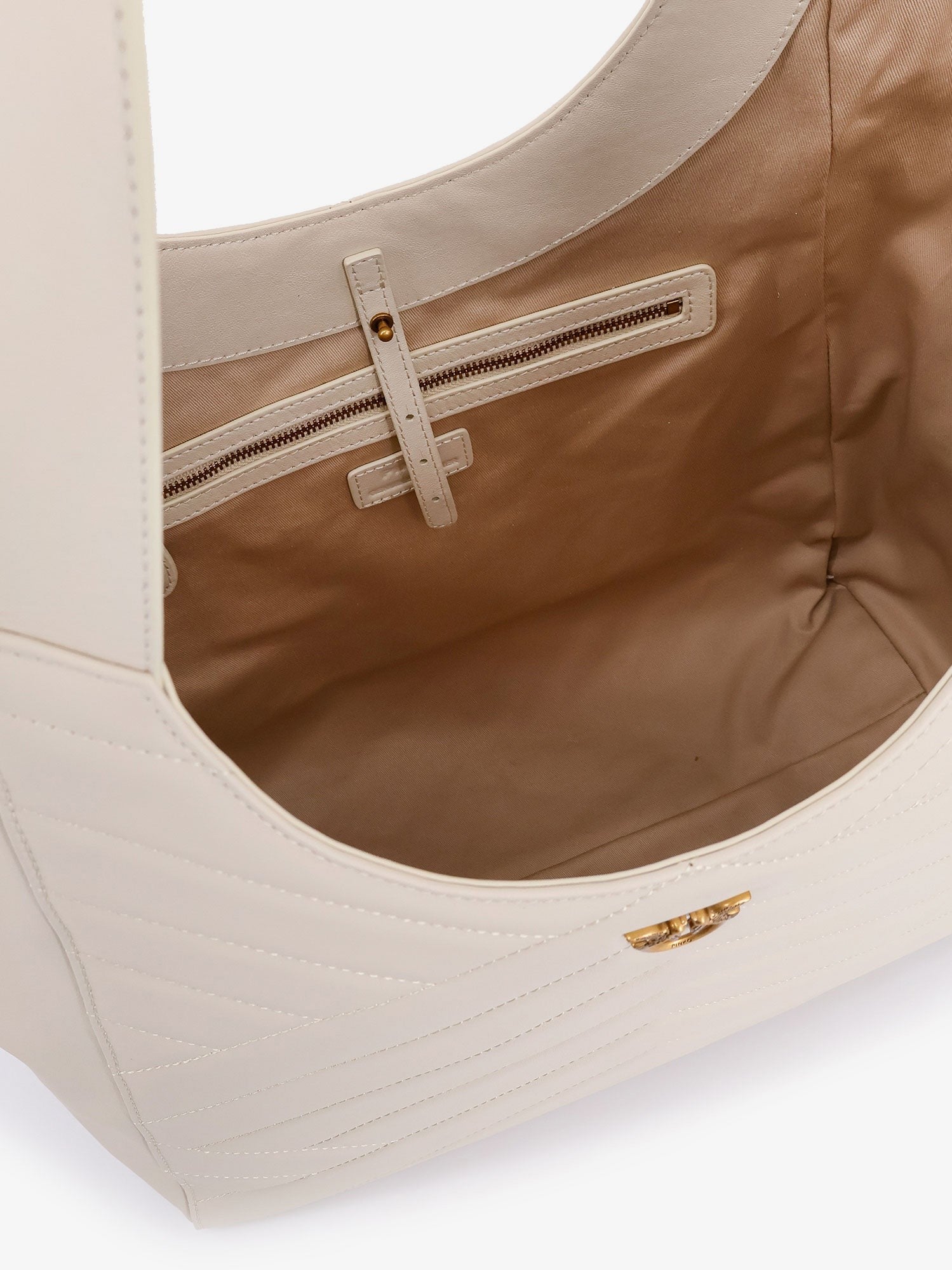 Quilted leather shoulder bag