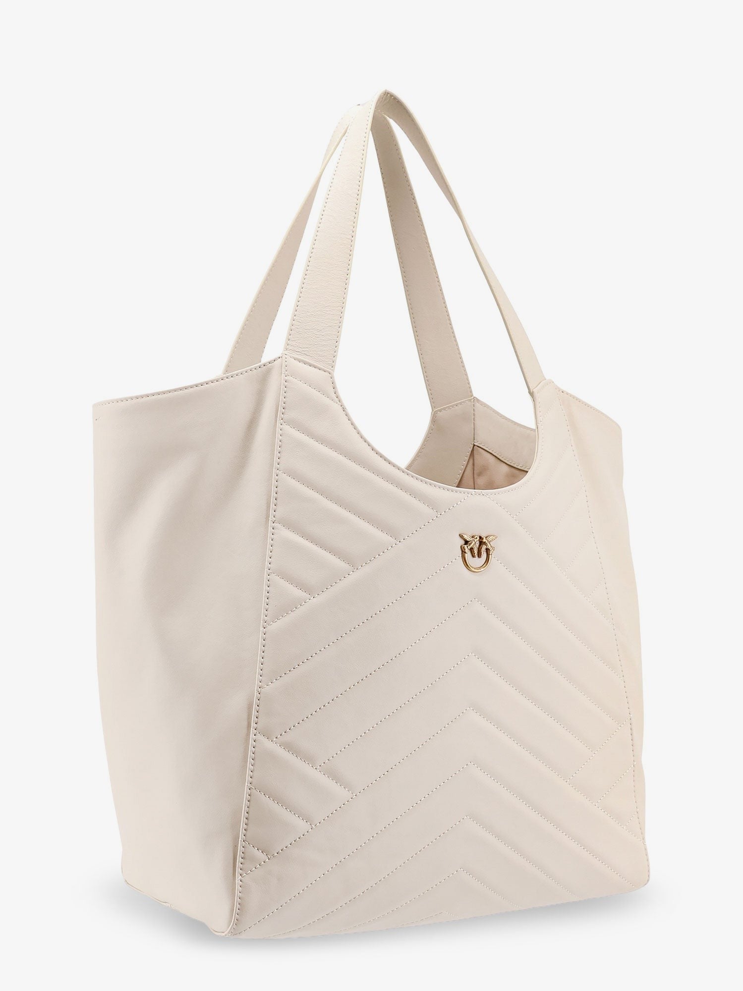 Quilted leather shoulder bag