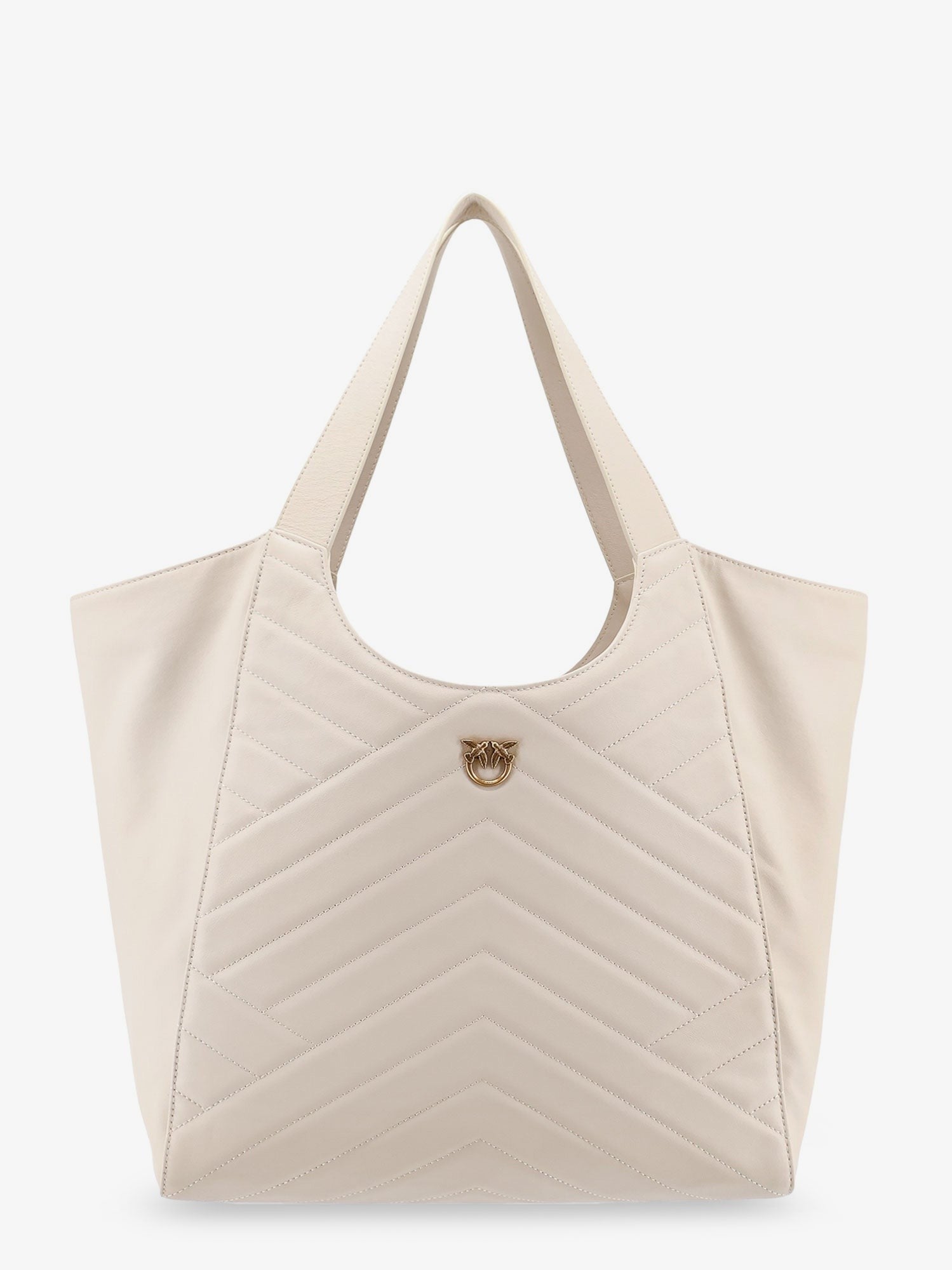 Quilted leather shoulder bag