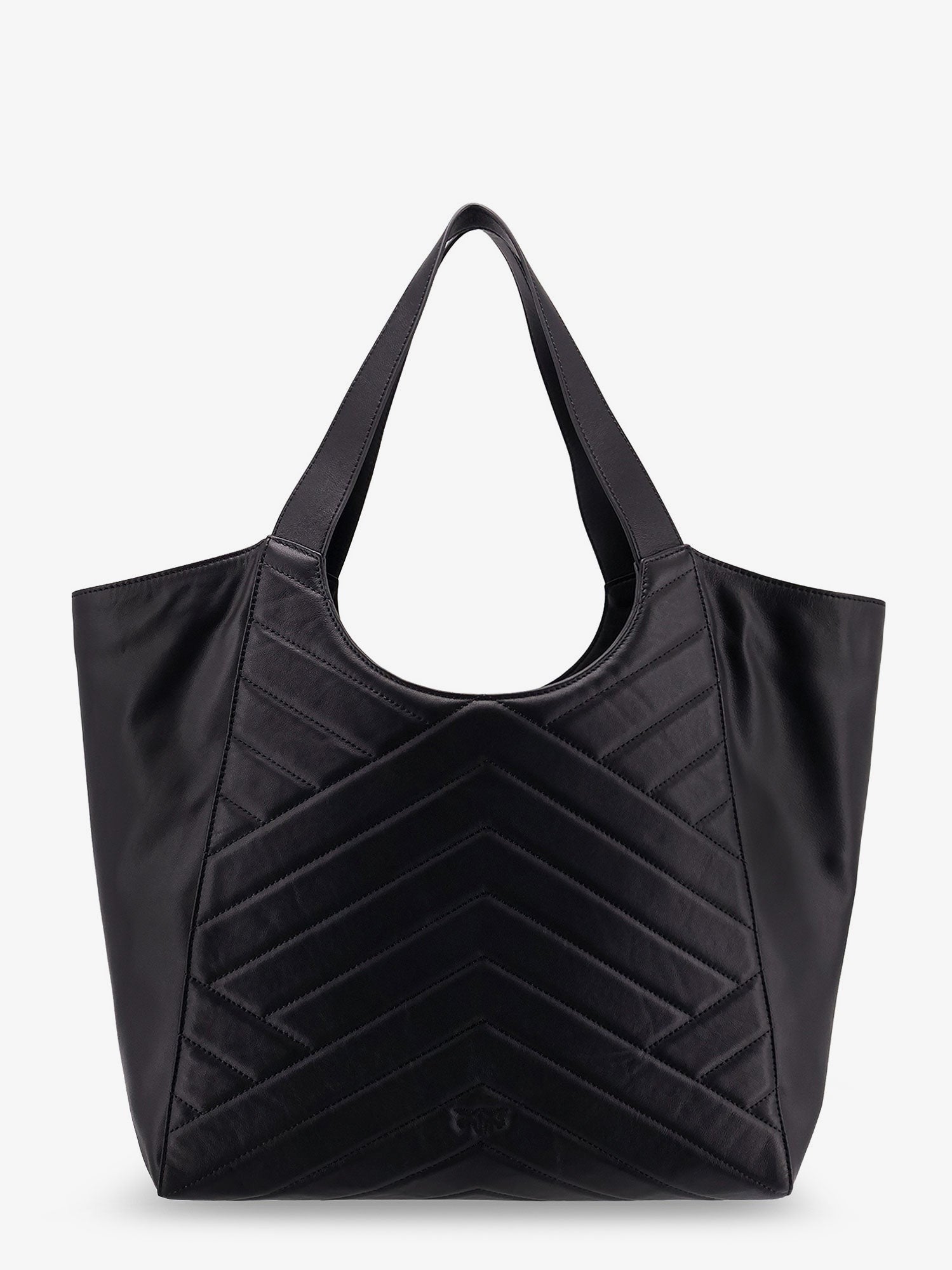 Quilted leather shoulder bag