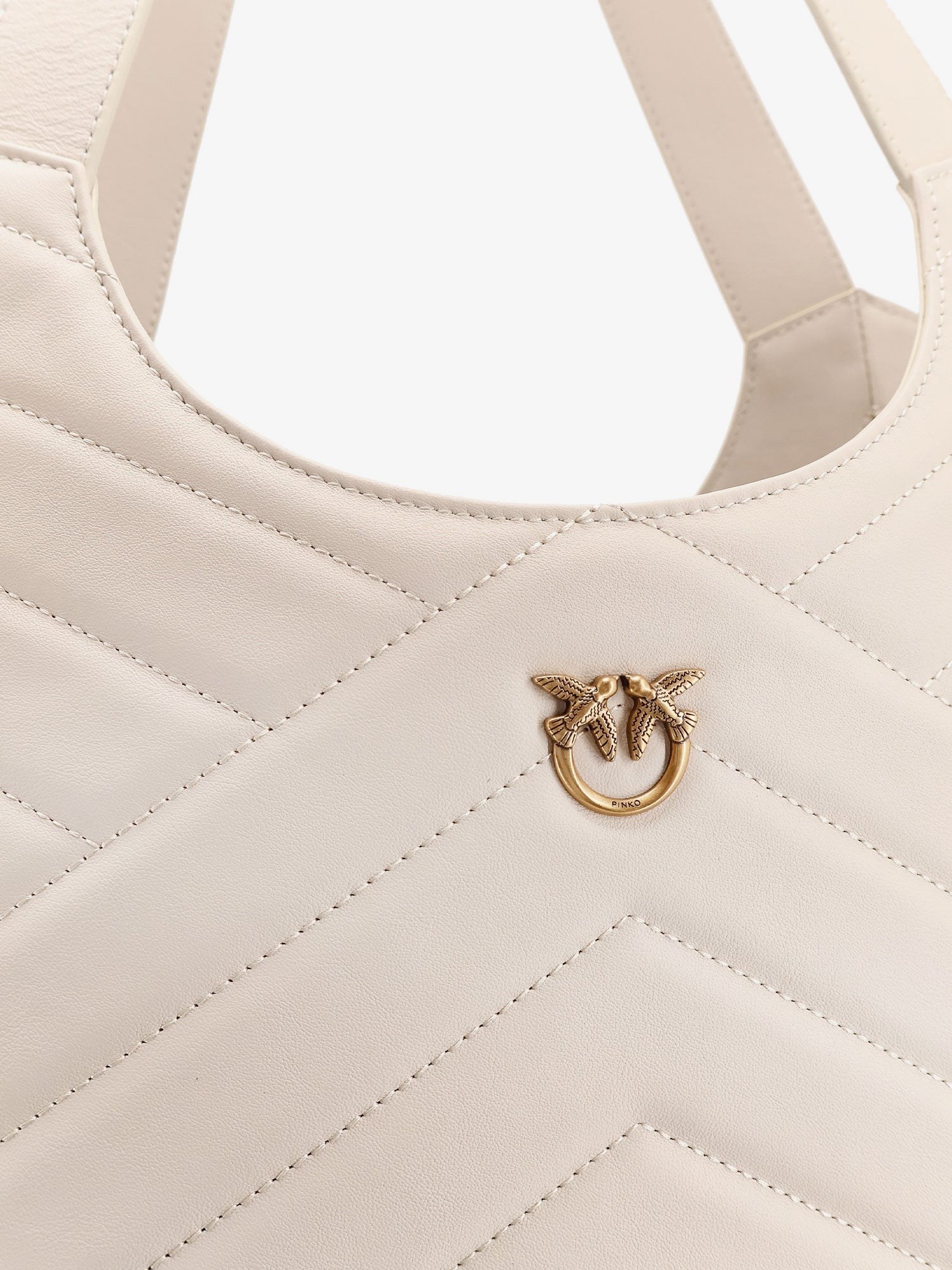 Quilted leather shoulder bag