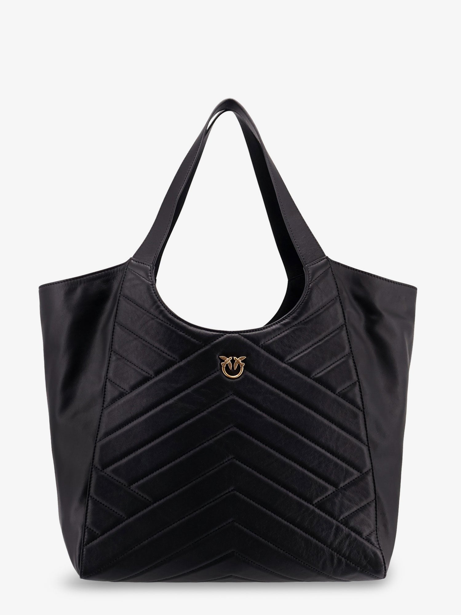 Quilted leather shoulder bag