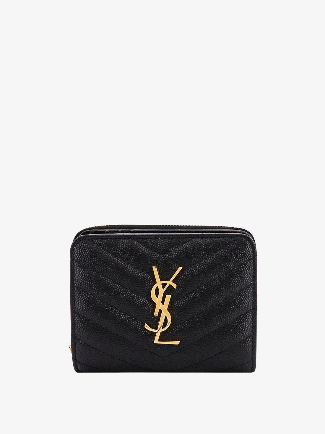 Saint Laurent - Quilted leather wallet with metal Cassandre logo quilted-leather-wallet-with-metal-cassandre-logo_287fc61e-cced-4de8-a697-7c06fc7dd8a5
