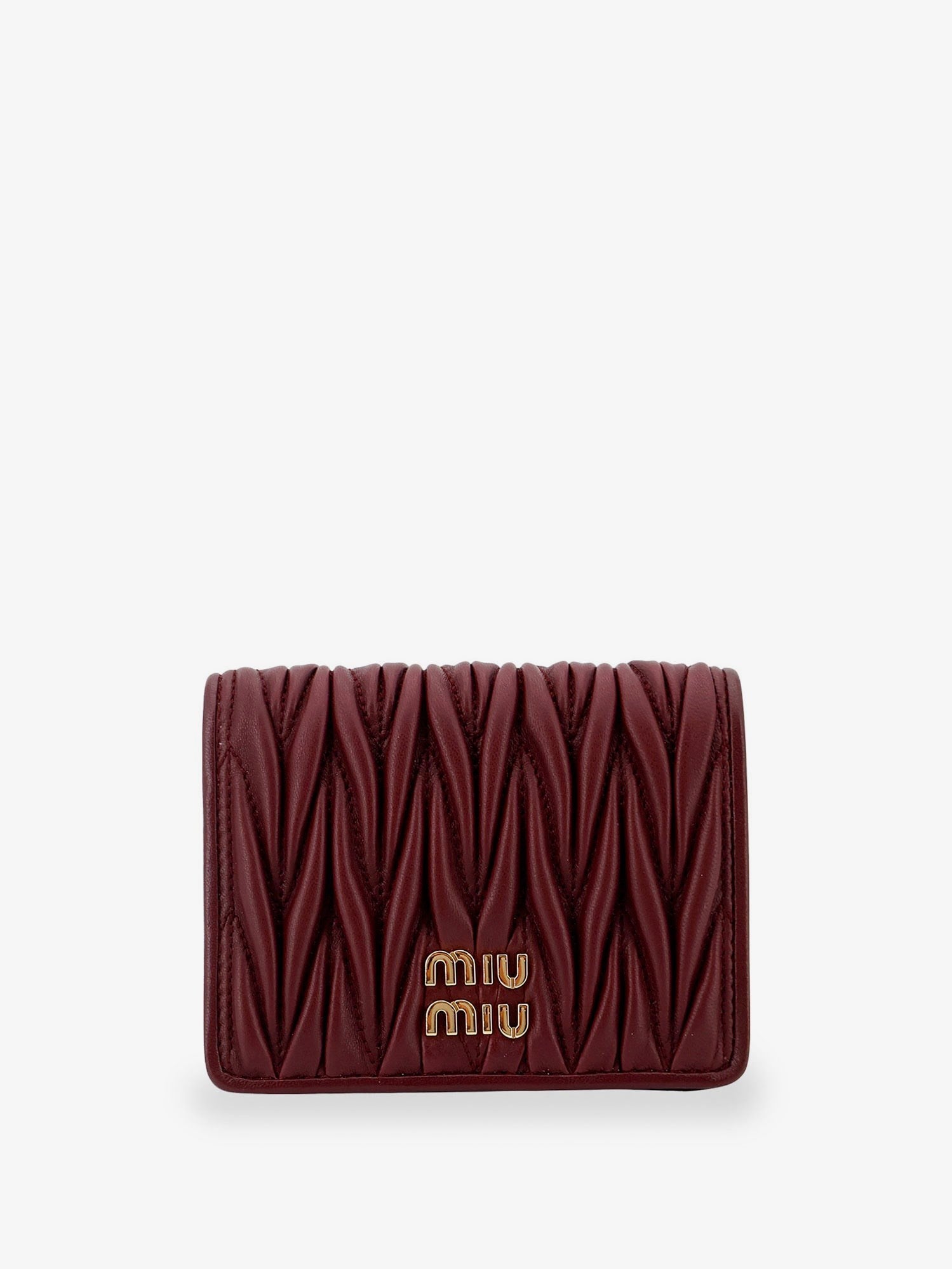 Miu Miu Quilted leather wallet