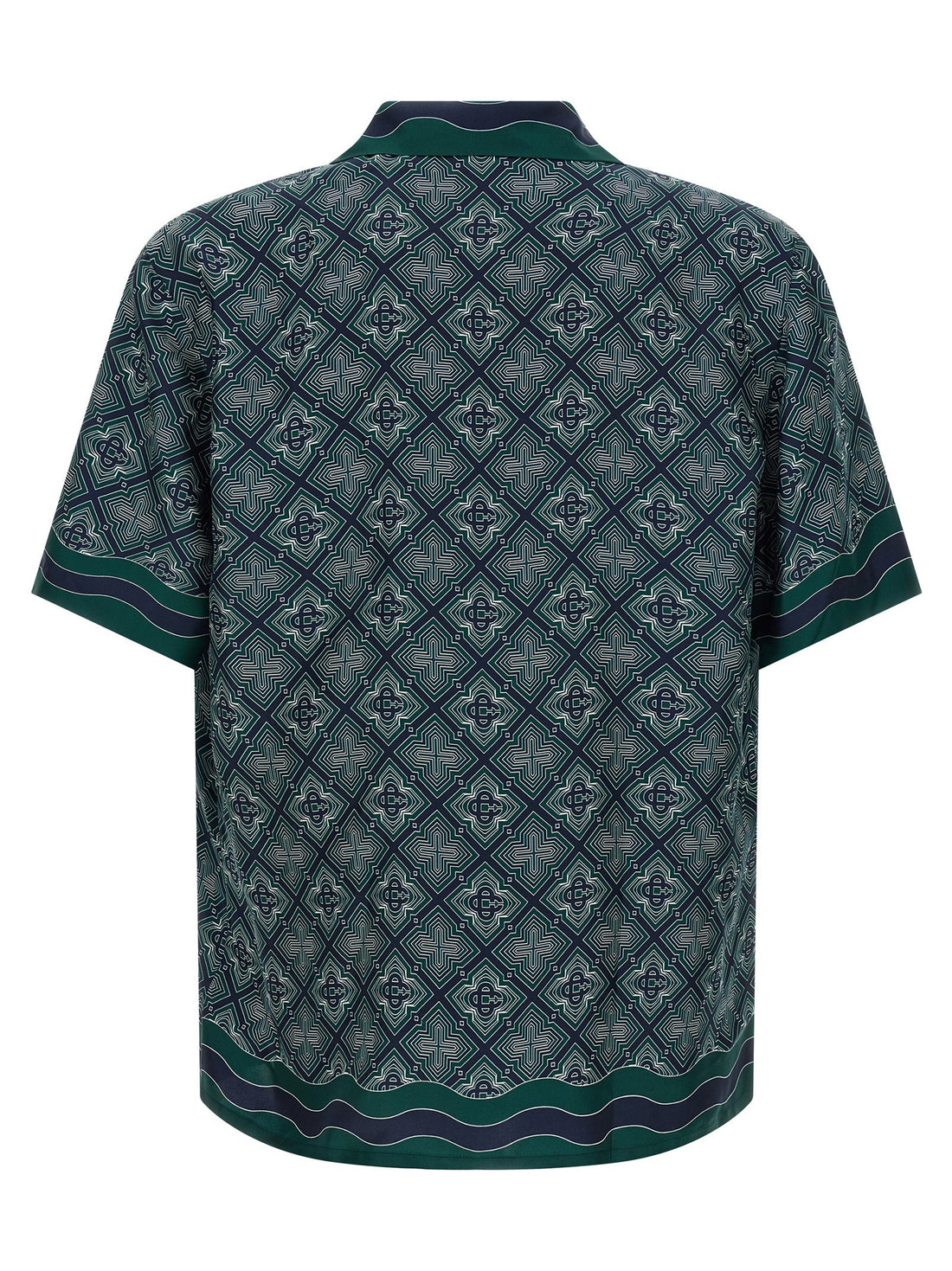 CASABLANCA - 'Radiating Monogram' shirt GREEN