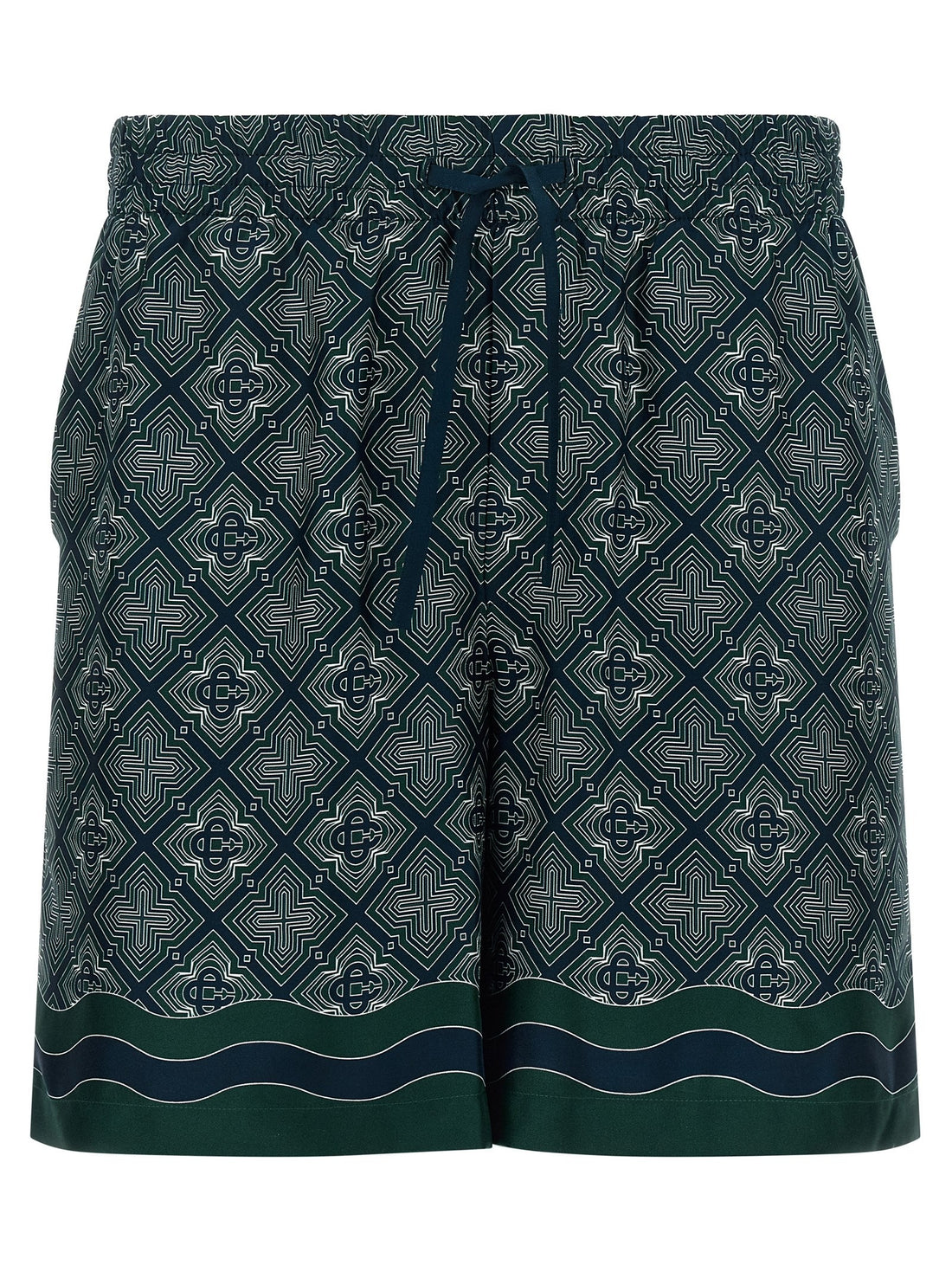 CASABLANCA - 'Radiating Monogram' shorts MULTICOLOR