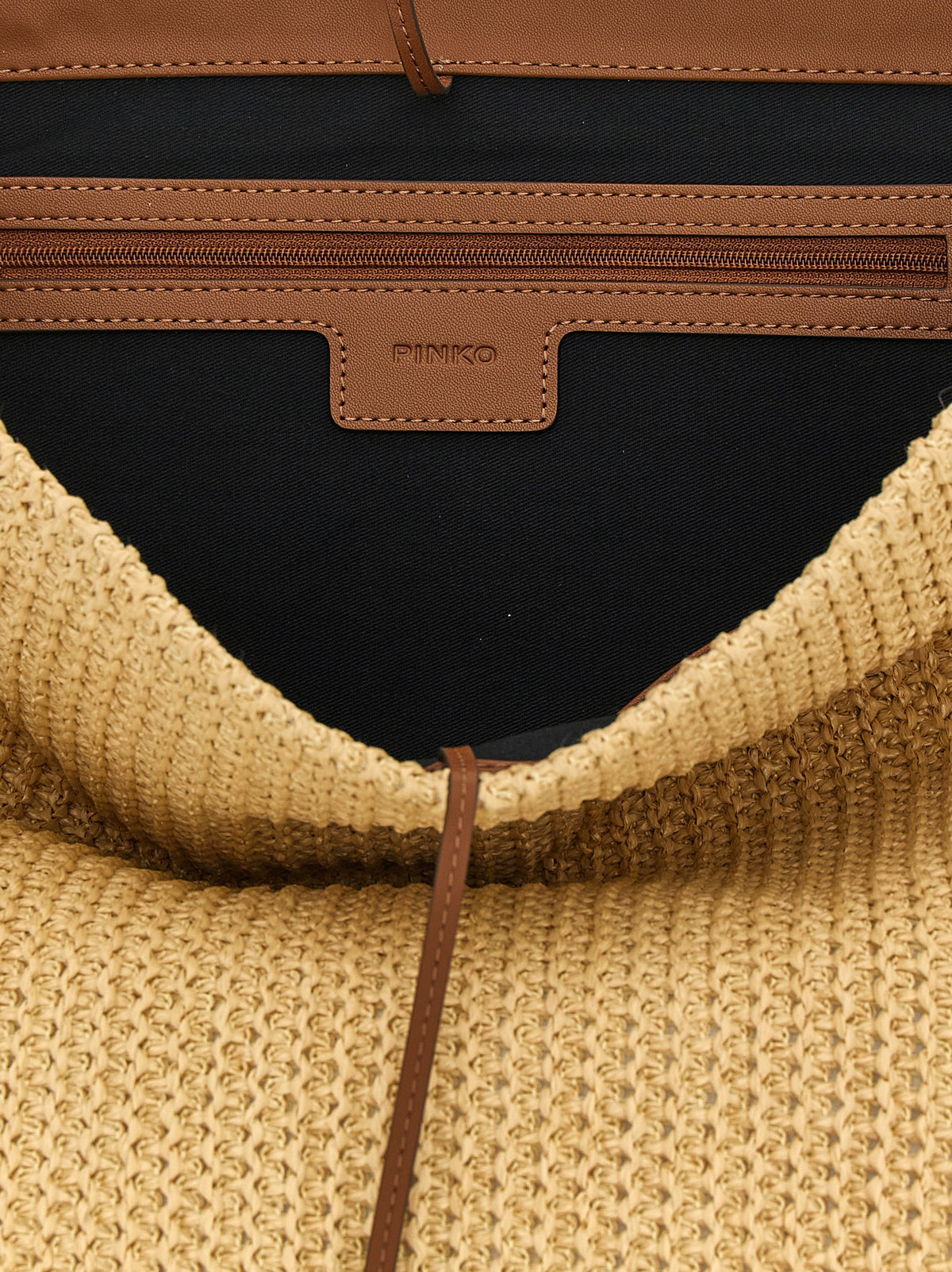Pinko - Raffia bucket