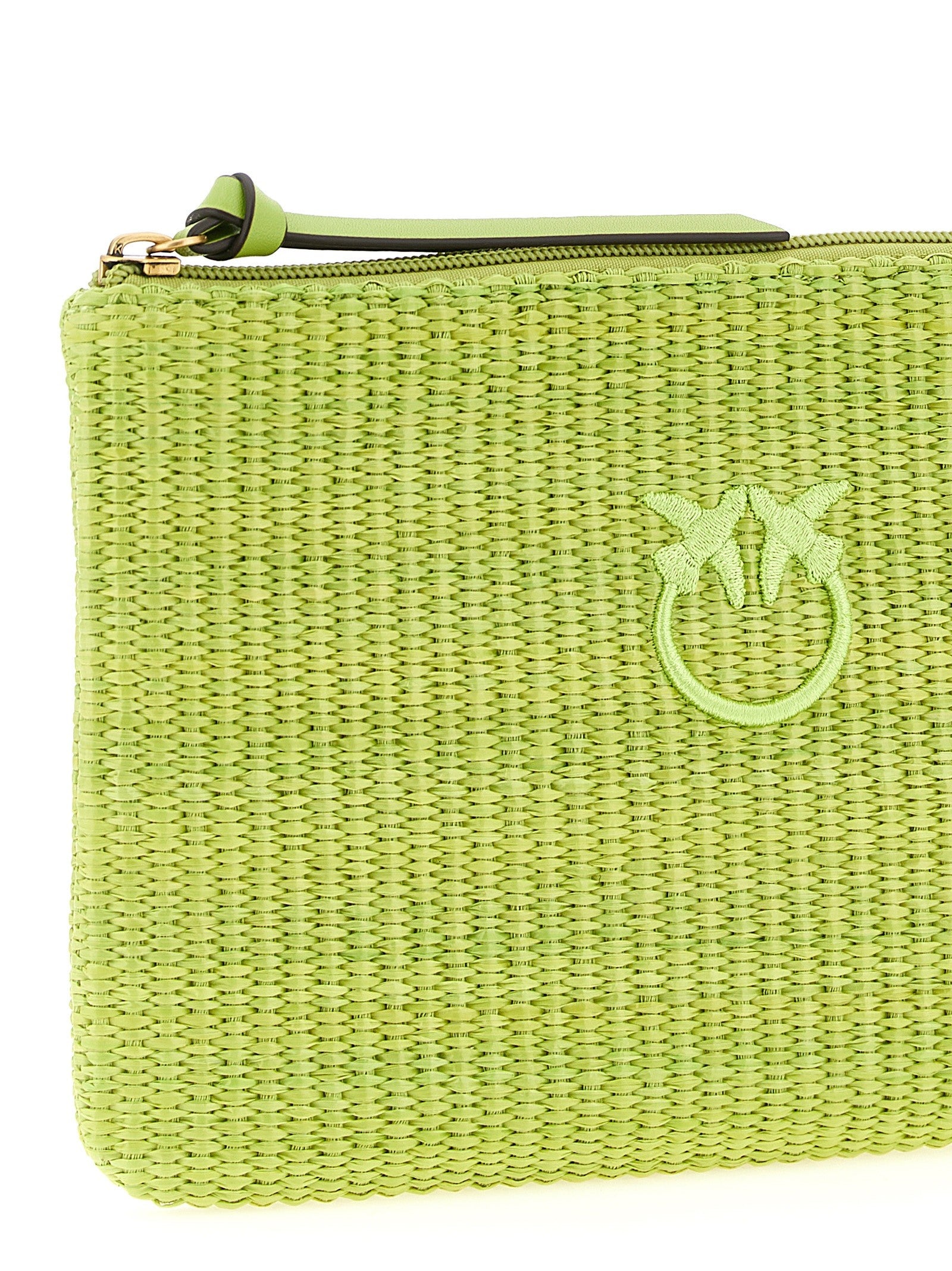 Pinko - Raffia clutch